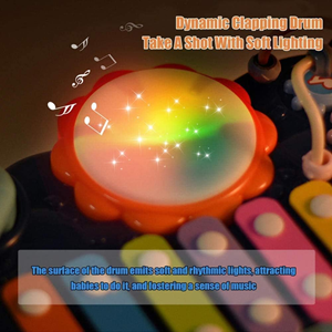 اسباب بازی پیانو 6 کاره موزیکال و چراغدار آموزشی Electric Musical Piano Toy_اسباب بازی